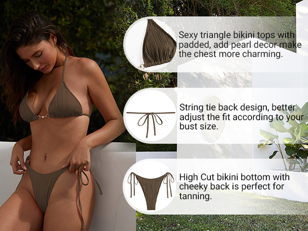 Women''s bikini swimsuits beach holiday