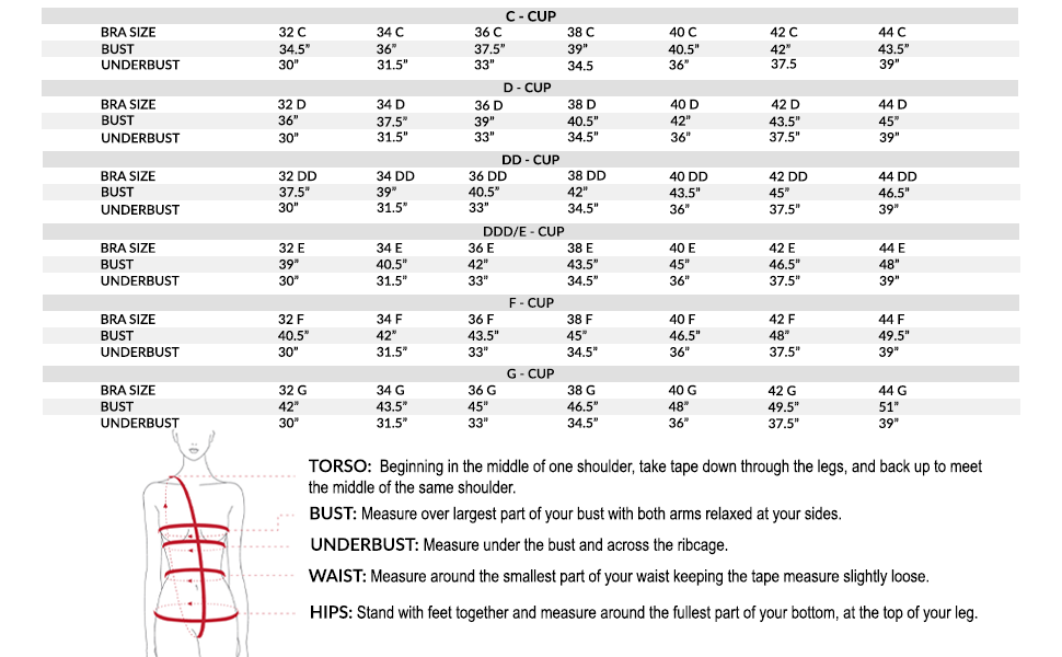 Sizing Chart