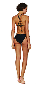 Lucy Tie Side Solid Full Bikini Bottoms