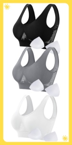 Sports Bras for Women Seamless High Support Bras Yoga Bras