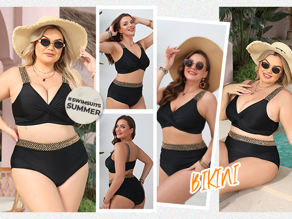 plus size bikini