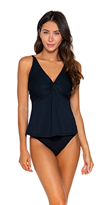 Forever Tankini in Black.