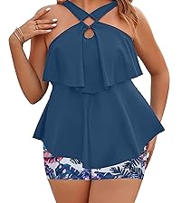 Plus Size Tankini Swmsuits