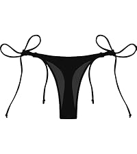 String thong bikini bottoms