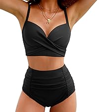 underwire bikini high waisted