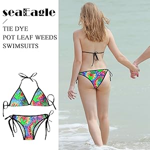 Triangle Bikini Top & Low-rise Bottoms