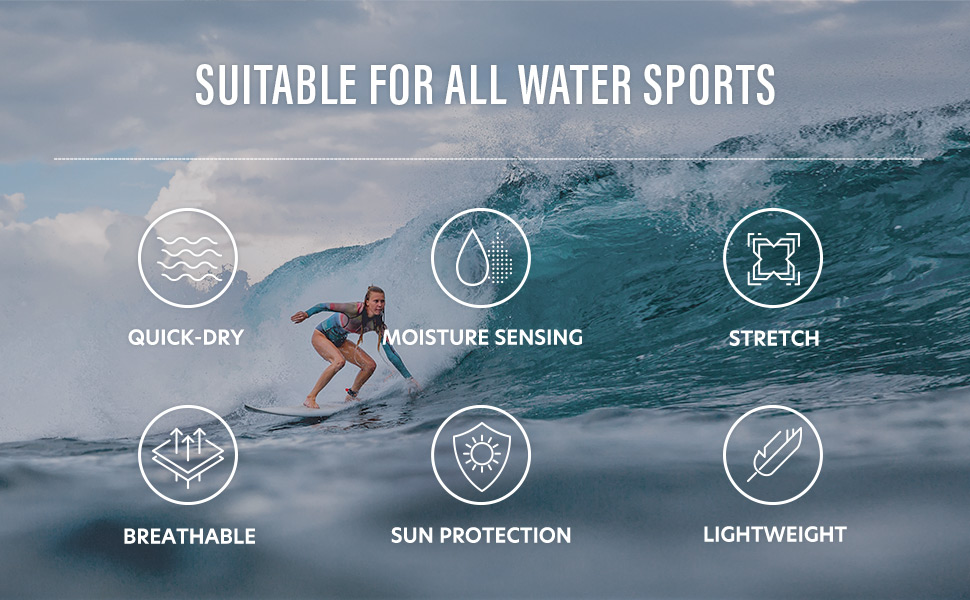 suitable for all water sports