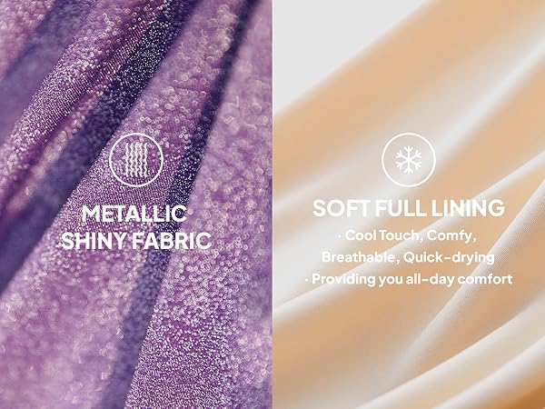 zaful shiny fabric