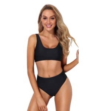 Sporty Scoop Neck Bikini