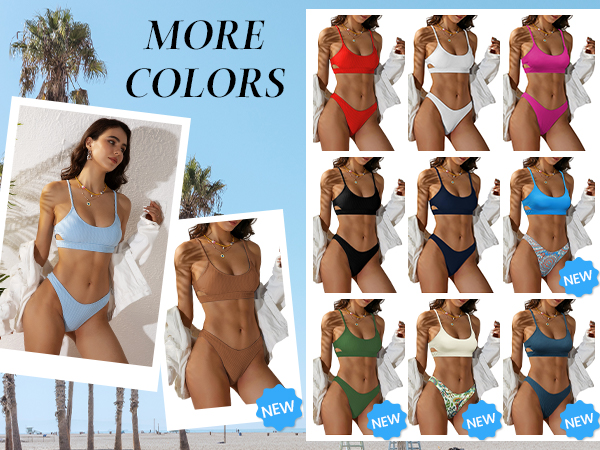 bikini sets for women womens women''s swimsuits bikini set bathing suit 2 piece high cut bikini