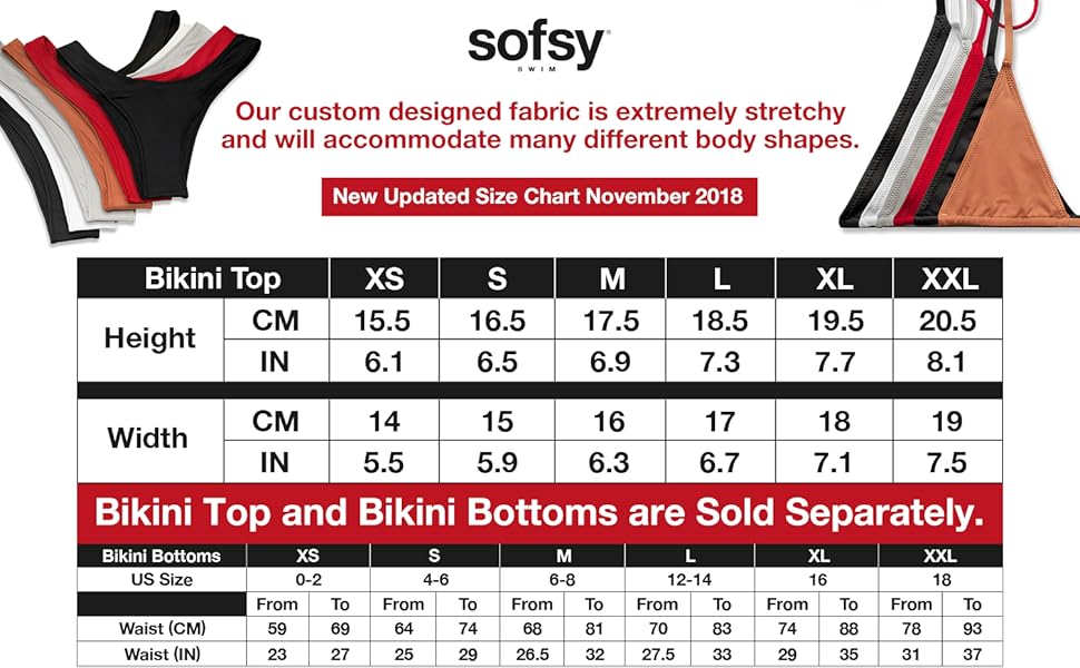 sofsy Size Chart