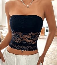 lace tube tops