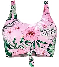 Printed Tank Swimwear Top