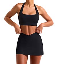 tennis skirt sets for women  2 piece going out mini skirts set athletic dresses golf skort