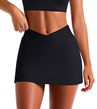 bodycon mini skirt  with shorts golf skort tennis skirt women pickleball outfit