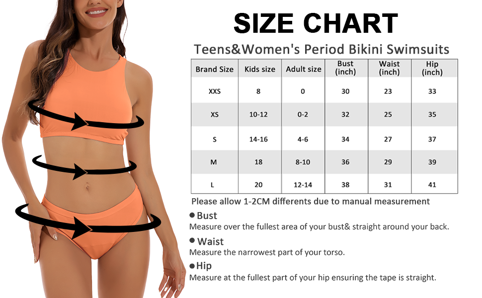 period bathing suits period swimwear for teens waterproof