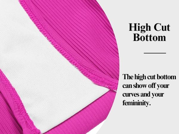 high cut swim bottom