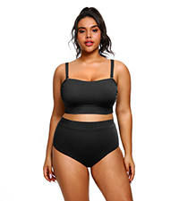 Plus Size High Waisted Bikini