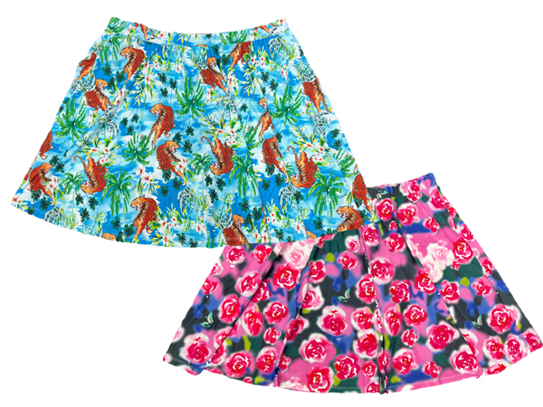 womens swim skirt 1x 2x 3x floral prints