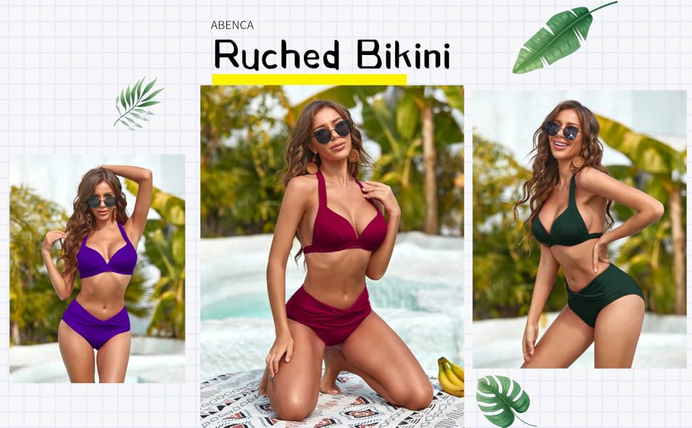 ruched swimsuits