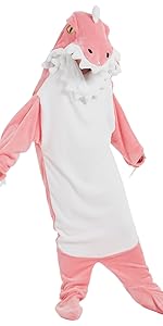 NAFLEAP Wearable Blanket Hoodie kids Dinosaur Onesie Costume Sleep Bag Gifts for Girls