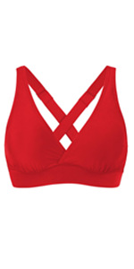 Supportive Bikini Swimsuit Tops For Women Only