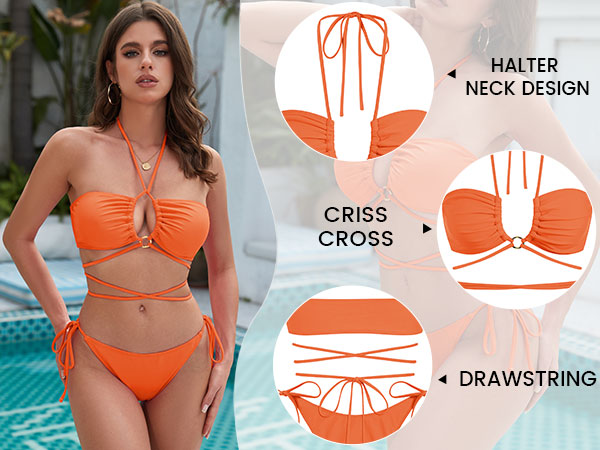 criss cross bikini