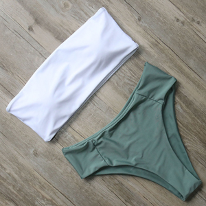 bandeau bathing suit