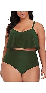 Pink Queen Women Plus Size Swimsuit