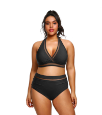 Mesh Two Piece Bathing Suit