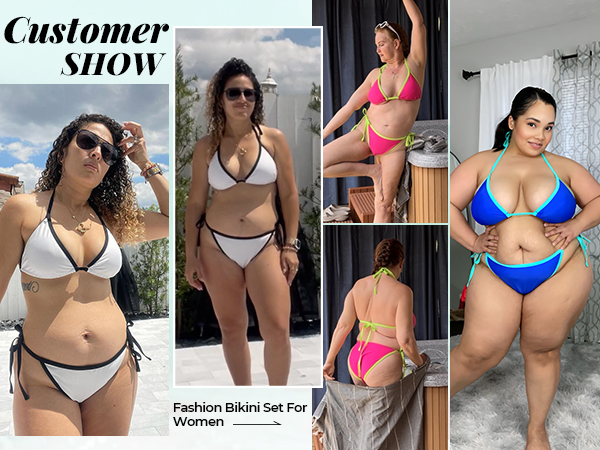 plus size bikini