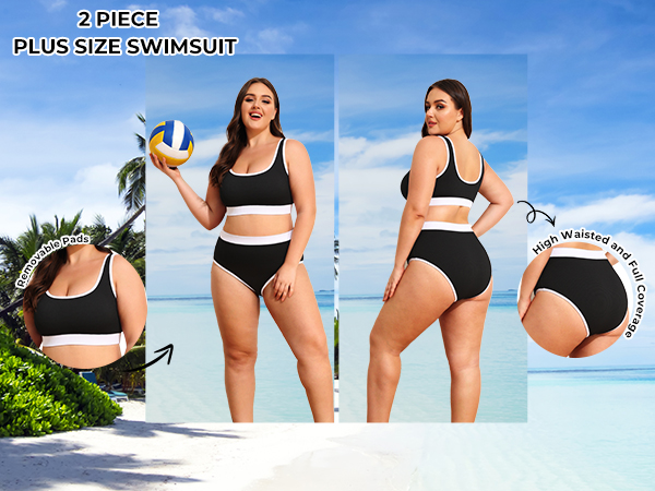 plus size bikini