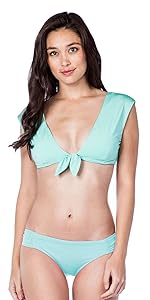 tie front bikini bra bathing suit top summer fun beach sand play resort lounge pool party cruise