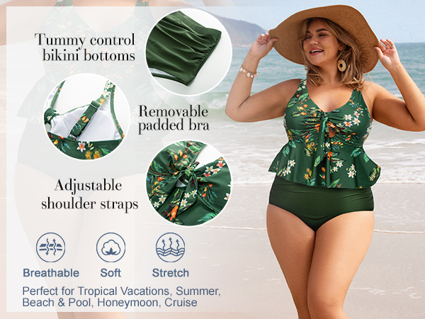 Plus Size Tankini Swimsuits