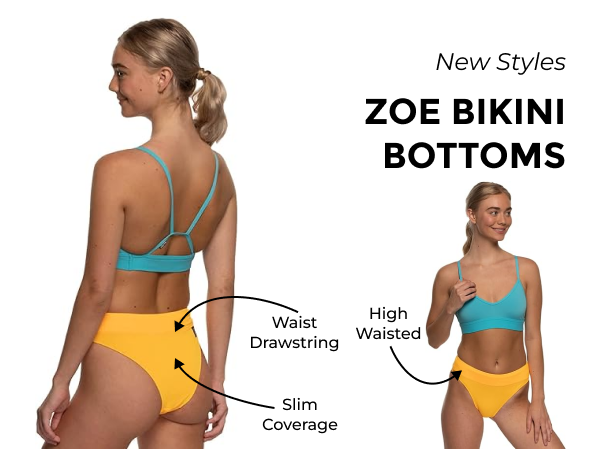 zoe athletic bikini bottom