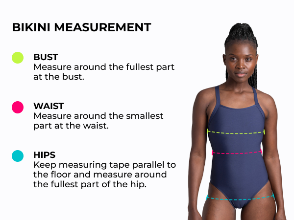 bikini measurement guide