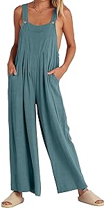 Bib Wide Leg Jumpsuit