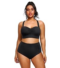 DACI PLUS SIZE TWO PIECE BIKINI SWIMSUIT