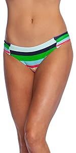 Deco stripe slimming flattering tucking sleek cute sexy designer swimsuit miraclesuit seafolly 