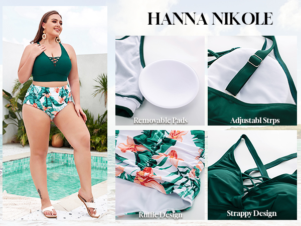 plus size bikini sets for curvy women