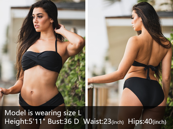 Full Coverage Ruched Sides Bikini Bottom-03