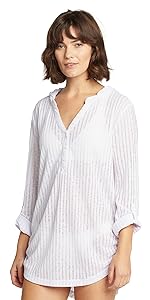 Cover up Coverup Top Sunshirt Sun Shirt Easy Fit