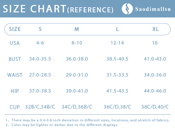 Reference Size Chart