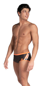 closeup arena mens 50th anniversary collection swimsuit briefs low waist short