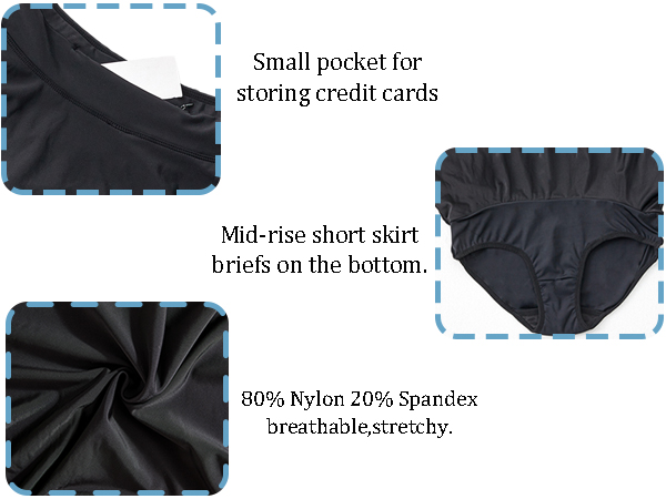 leakproof swim skirt