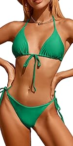 green bikini 