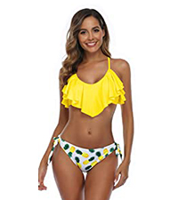 Flounce Side Tie Bikini