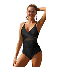 Tummy Control Mesh Swimsuits