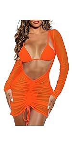 3 Piece Swimsuit Cover Up Dress