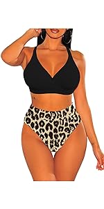 High Waist Tummy Control Bikini Swimsuit